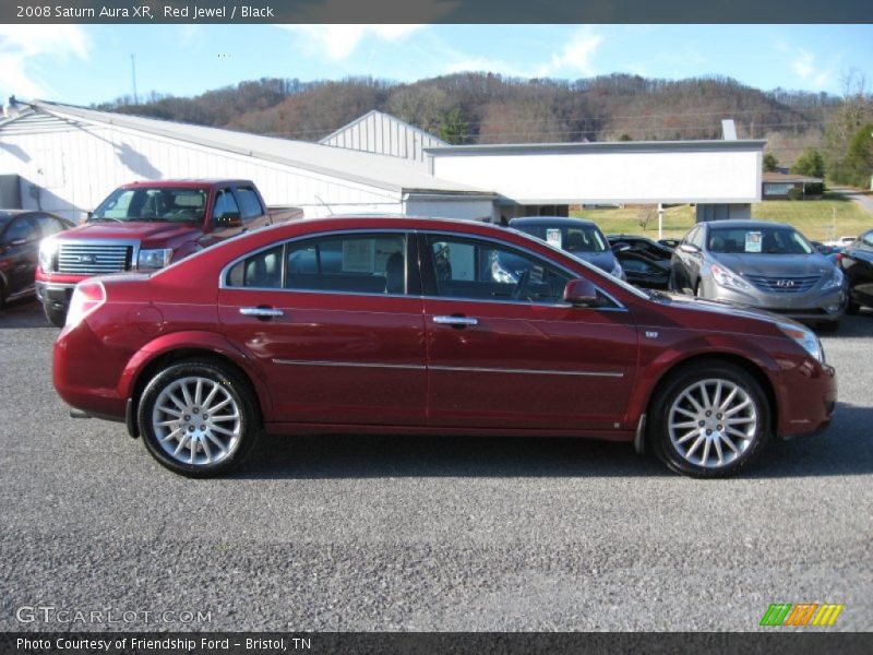 Red Jewel / Black 2008 Saturn Aura XR