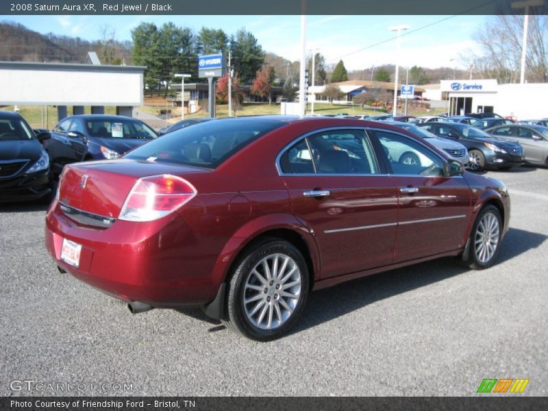 Red Jewel / Black 2008 Saturn Aura XR