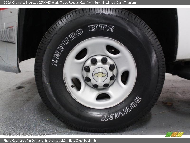 Summit White / Dark Titanium 2009 Chevrolet Silverado 2500HD Work Truck Regular Cab 4x4