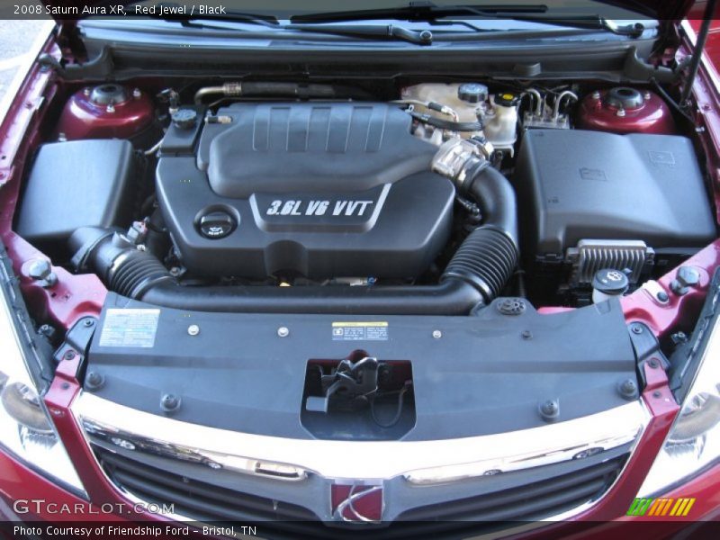 Red Jewel / Black 2008 Saturn Aura XR