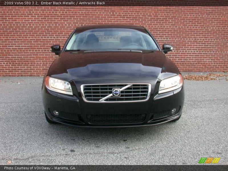 Ember Black Metallic / Anthracite Black 2009 Volvo S80 3.2