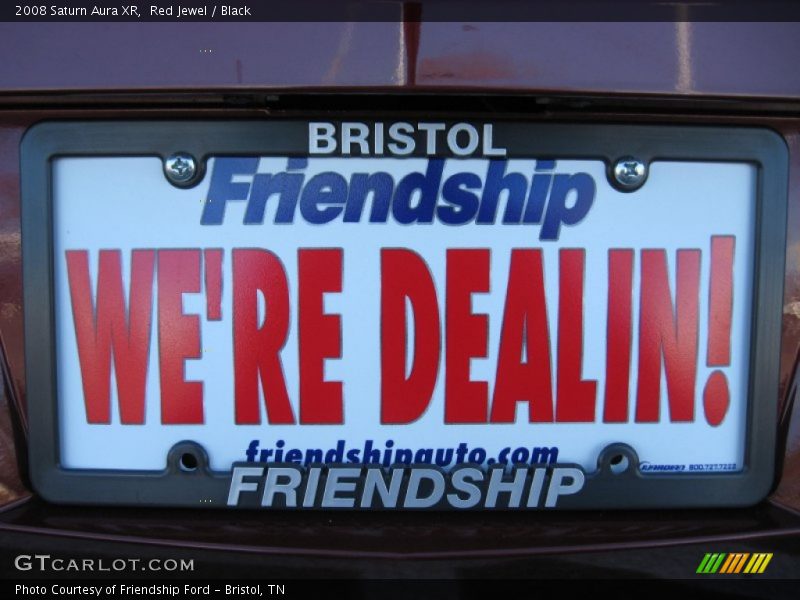 Red Jewel / Black 2008 Saturn Aura XR