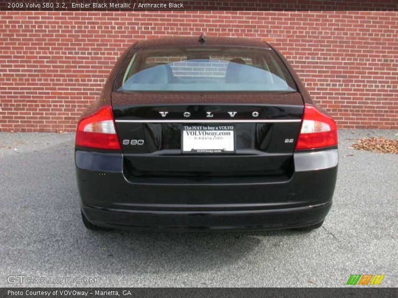 Ember Black Metallic / Anthracite Black 2009 Volvo S80 3.2