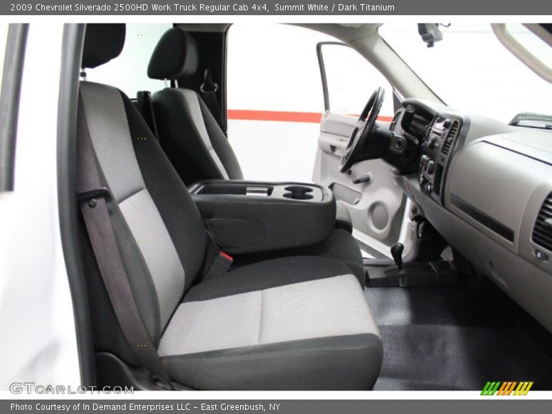 Summit White / Dark Titanium 2009 Chevrolet Silverado 2500HD Work Truck Regular Cab 4x4