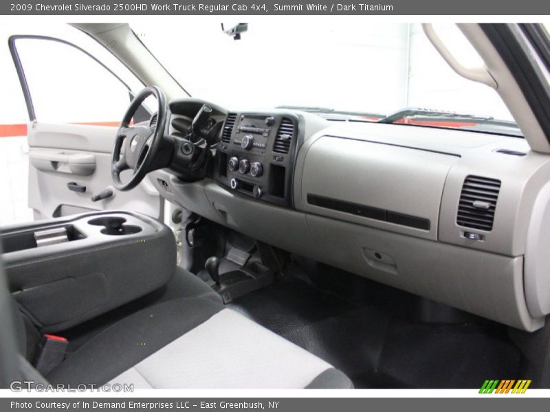 Summit White / Dark Titanium 2009 Chevrolet Silverado 2500HD Work Truck Regular Cab 4x4