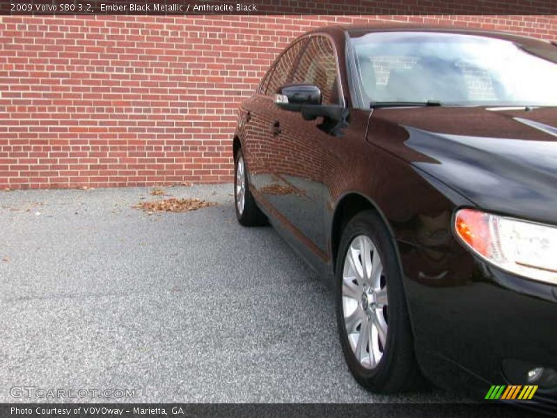 Ember Black Metallic / Anthracite Black 2009 Volvo S80 3.2