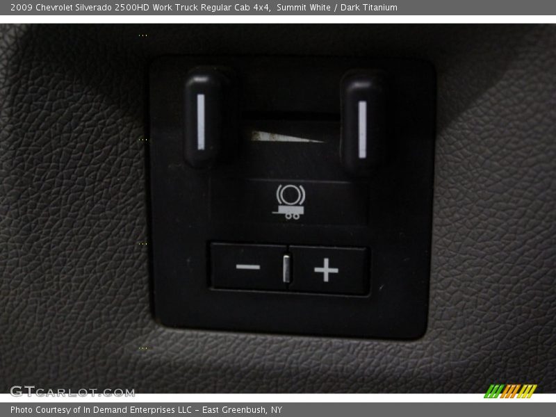 Summit White / Dark Titanium 2009 Chevrolet Silverado 2500HD Work Truck Regular Cab 4x4