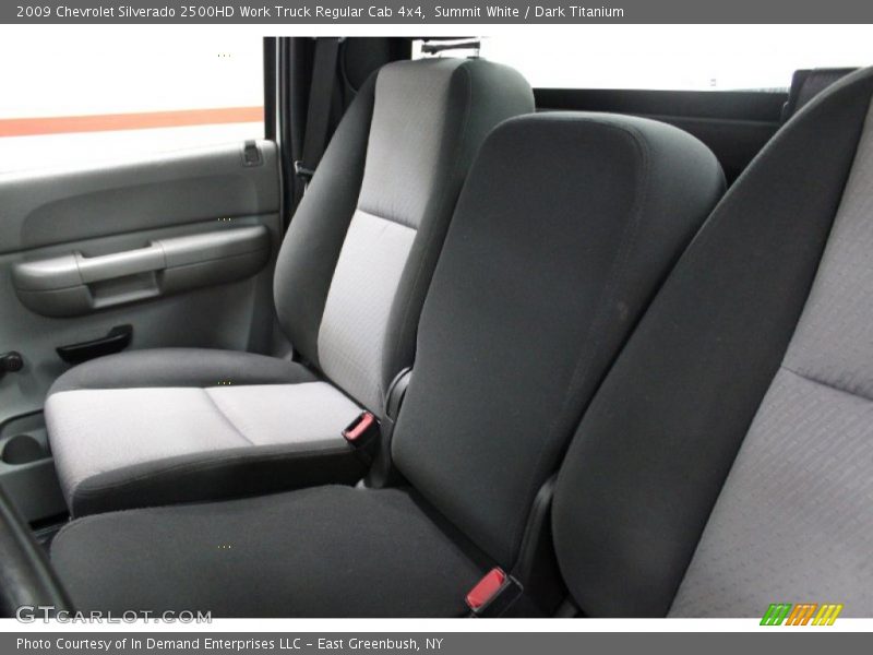 Summit White / Dark Titanium 2009 Chevrolet Silverado 2500HD Work Truck Regular Cab 4x4