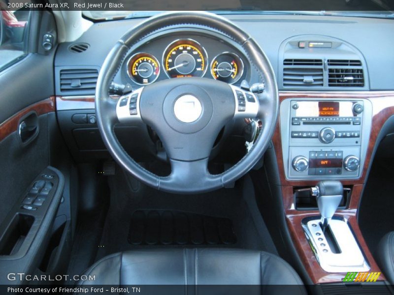 Red Jewel / Black 2008 Saturn Aura XR