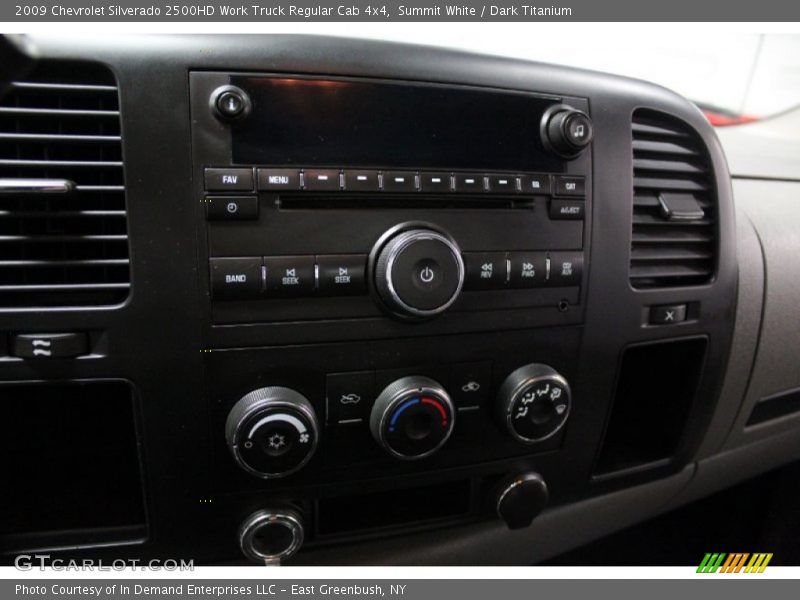 Summit White / Dark Titanium 2009 Chevrolet Silverado 2500HD Work Truck Regular Cab 4x4