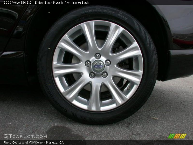 Ember Black Metallic / Anthracite Black 2009 Volvo S80 3.2