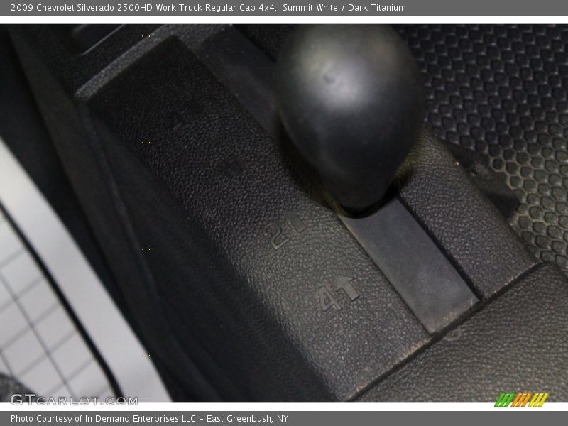 Summit White / Dark Titanium 2009 Chevrolet Silverado 2500HD Work Truck Regular Cab 4x4