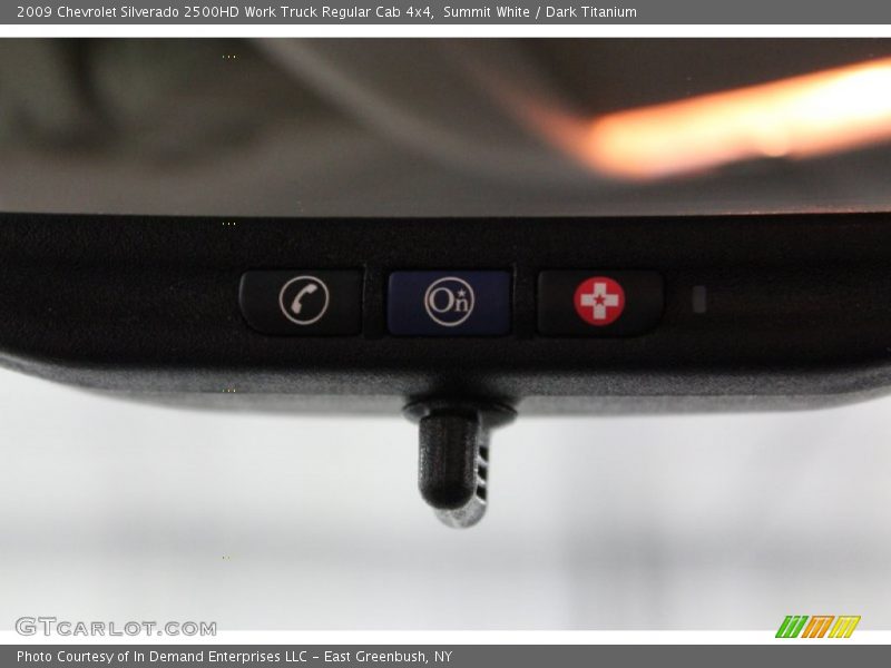 Summit White / Dark Titanium 2009 Chevrolet Silverado 2500HD Work Truck Regular Cab 4x4