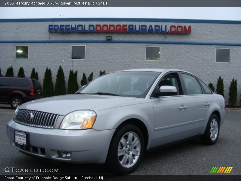 Silver Frost Metallic / Shale 2005 Mercury Montego Luxury