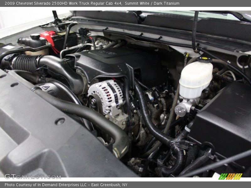 Summit White / Dark Titanium 2009 Chevrolet Silverado 2500HD Work Truck Regular Cab 4x4