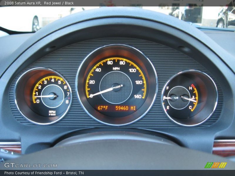 Red Jewel / Black 2008 Saturn Aura XR