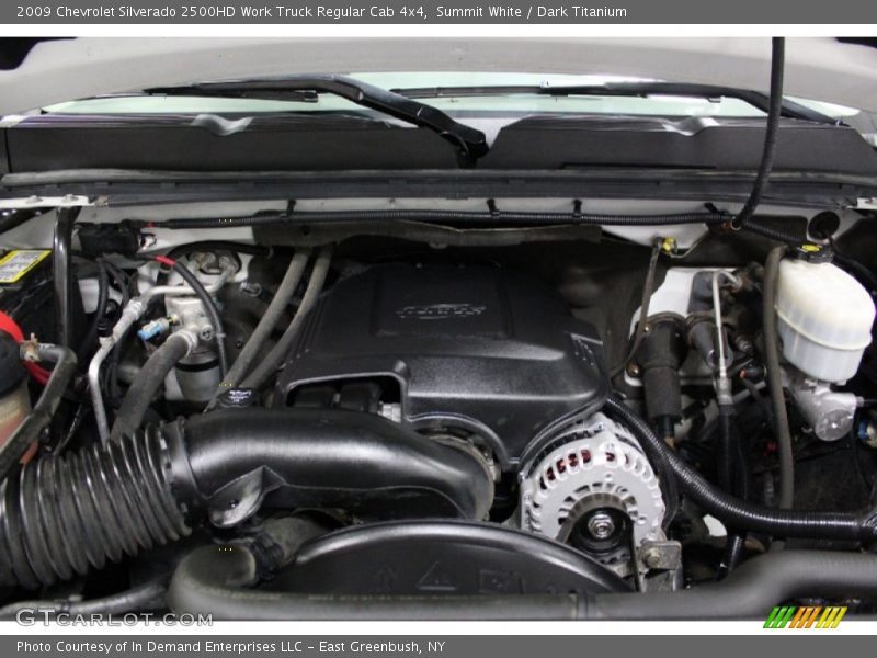 Summit White / Dark Titanium 2009 Chevrolet Silverado 2500HD Work Truck Regular Cab 4x4