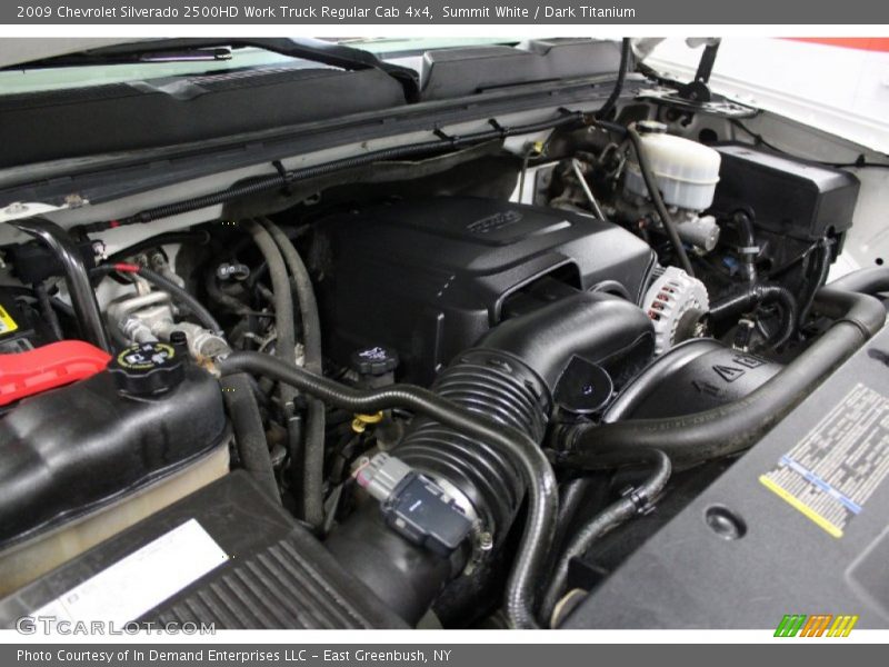 Summit White / Dark Titanium 2009 Chevrolet Silverado 2500HD Work Truck Regular Cab 4x4