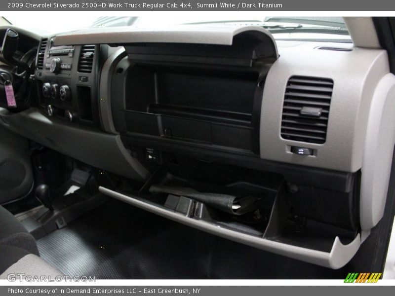 Summit White / Dark Titanium 2009 Chevrolet Silverado 2500HD Work Truck Regular Cab 4x4