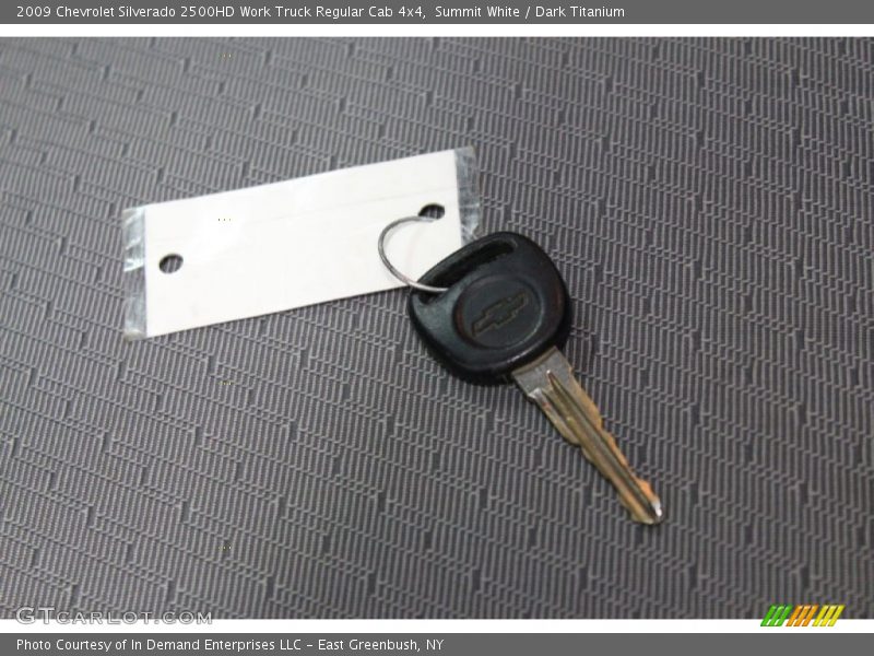 Summit White / Dark Titanium 2009 Chevrolet Silverado 2500HD Work Truck Regular Cab 4x4