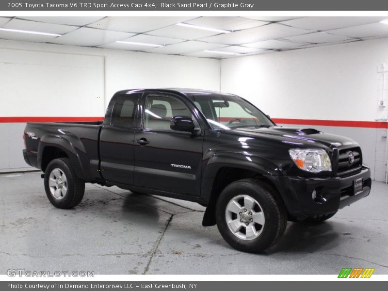 Black Sand Pearl / Graphite Gray 2005 Toyota Tacoma V6 TRD Sport Access Cab 4x4