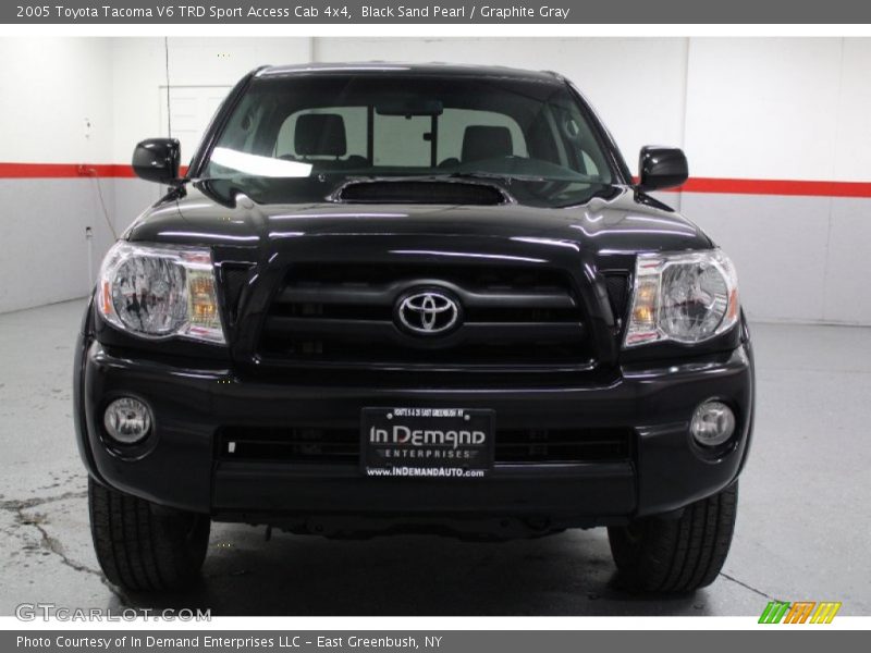 Black Sand Pearl / Graphite Gray 2005 Toyota Tacoma V6 TRD Sport Access Cab 4x4