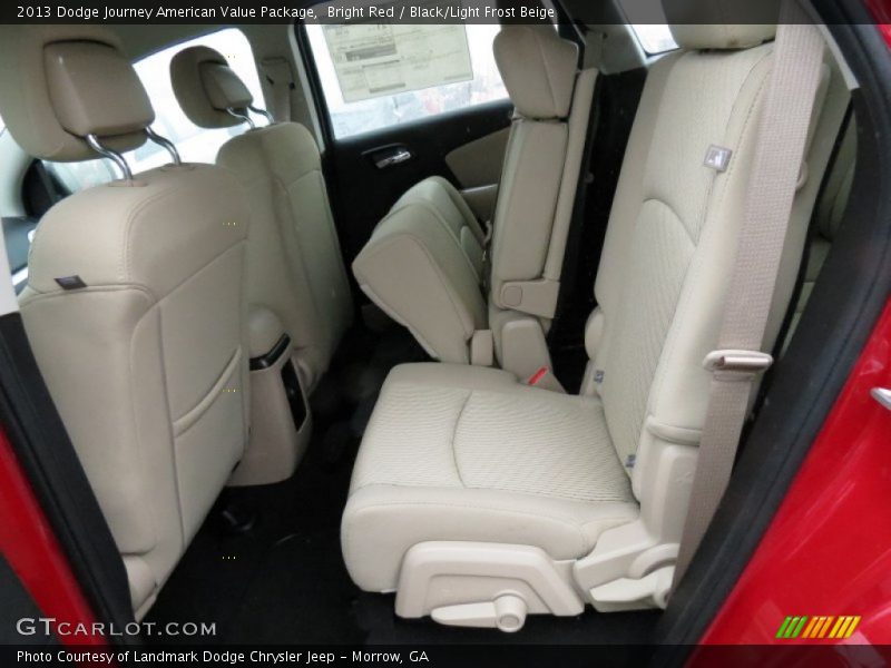 Bright Red / Black/Light Frost Beige 2013 Dodge Journey American Value Package
