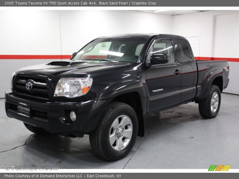 Black Sand Pearl / Graphite Gray 2005 Toyota Tacoma V6 TRD Sport Access Cab 4x4