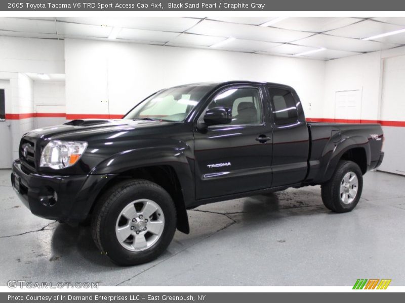 Black Sand Pearl / Graphite Gray 2005 Toyota Tacoma V6 TRD Sport Access Cab 4x4