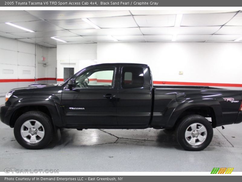 Black Sand Pearl / Graphite Gray 2005 Toyota Tacoma V6 TRD Sport Access Cab 4x4