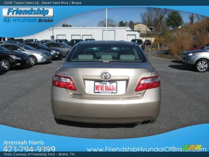 Desert Sand Mica / Bisque 2008 Toyota Camry LE