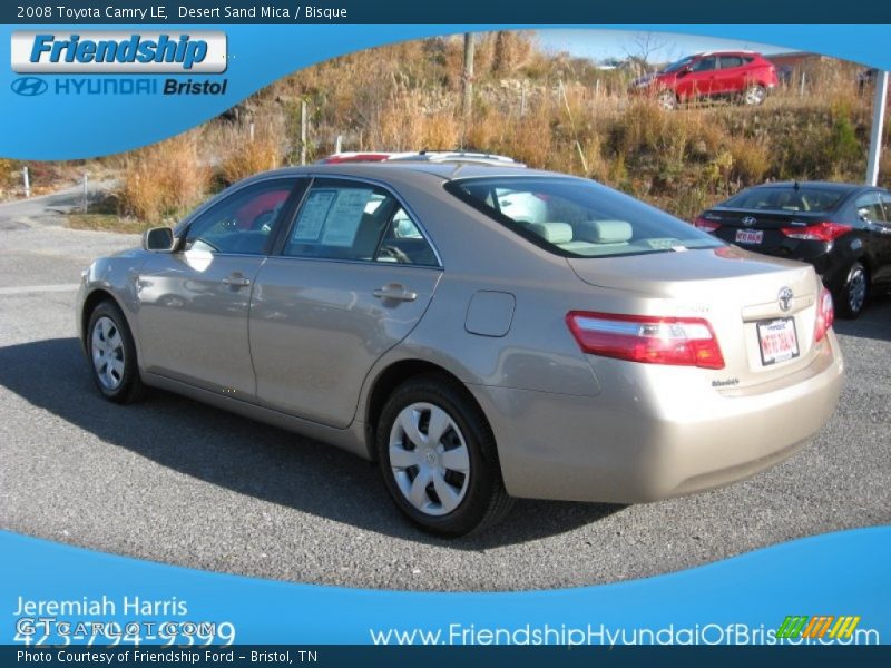Desert Sand Mica / Bisque 2008 Toyota Camry LE
