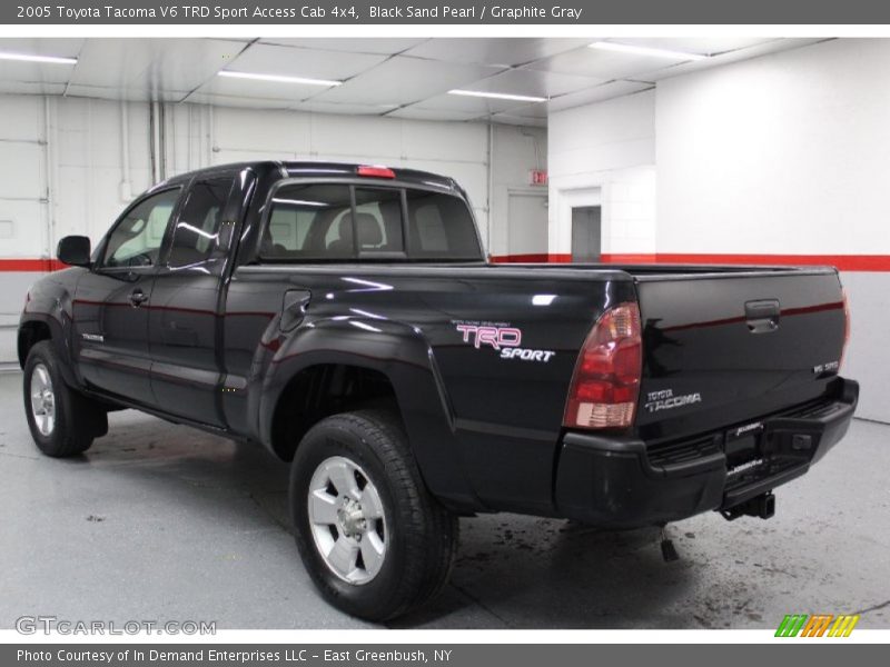 Black Sand Pearl / Graphite Gray 2005 Toyota Tacoma V6 TRD Sport Access Cab 4x4
