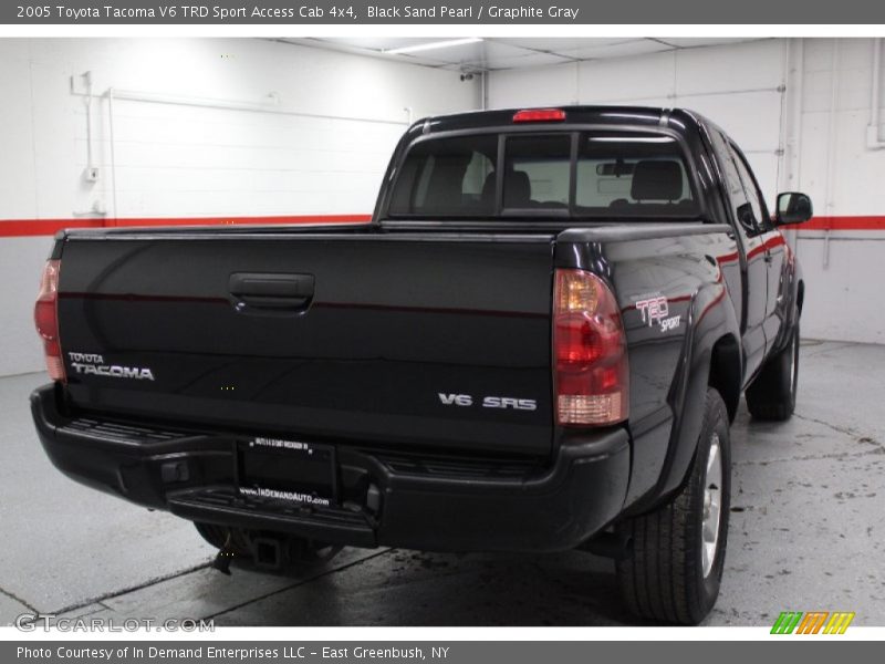 Black Sand Pearl / Graphite Gray 2005 Toyota Tacoma V6 TRD Sport Access Cab 4x4