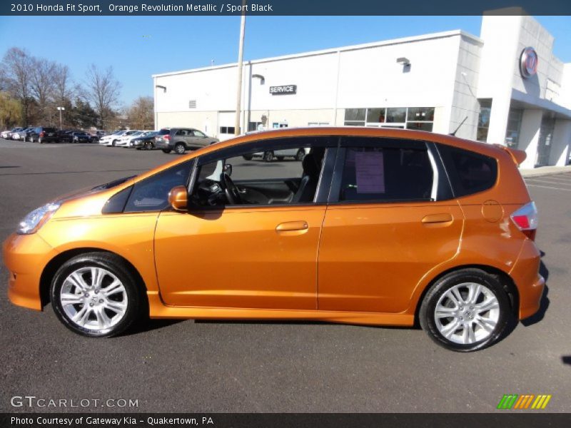  2010 Fit Sport Orange Revolution Metallic