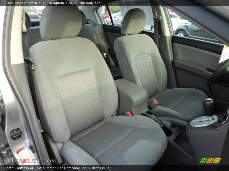 Magnetic Gray / Charcoal/Steel 2008 Nissan Sentra 2.0 S