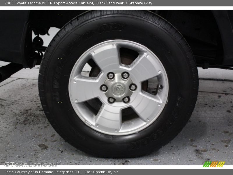 Black Sand Pearl / Graphite Gray 2005 Toyota Tacoma V6 TRD Sport Access Cab 4x4