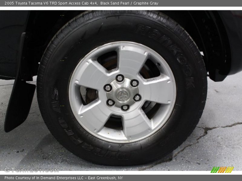 Black Sand Pearl / Graphite Gray 2005 Toyota Tacoma V6 TRD Sport Access Cab 4x4