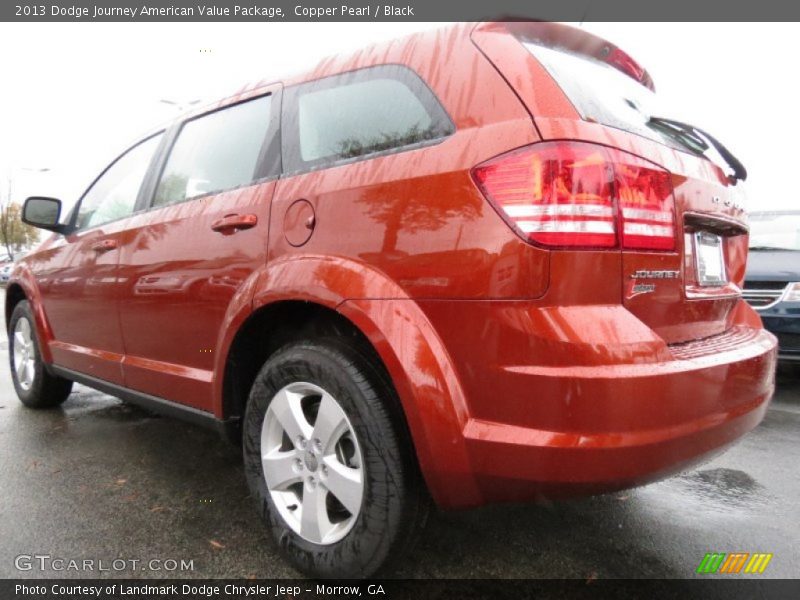 Copper Pearl / Black 2013 Dodge Journey American Value Package