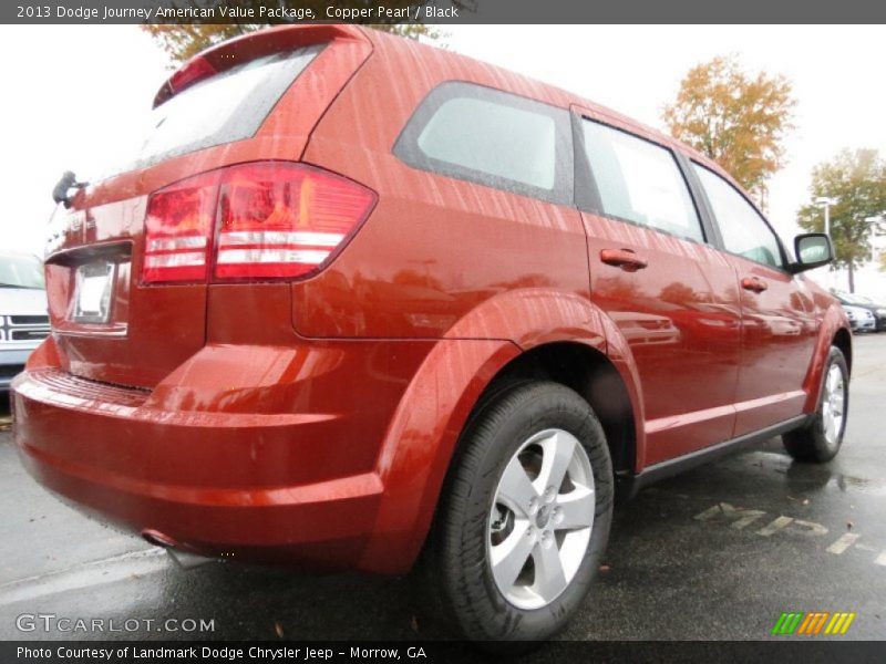 Copper Pearl / Black 2013 Dodge Journey American Value Package