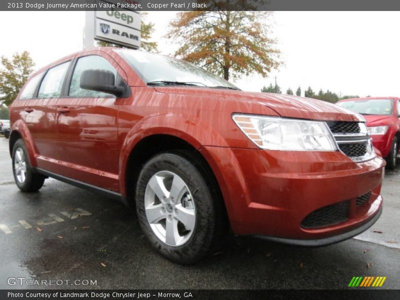 Copper Pearl / Black 2013 Dodge Journey American Value Package