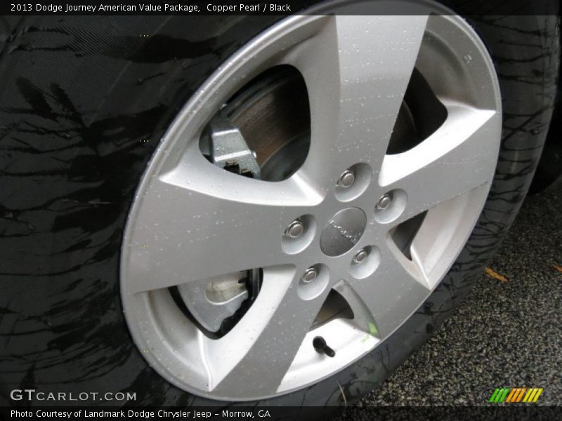Copper Pearl / Black 2013 Dodge Journey American Value Package