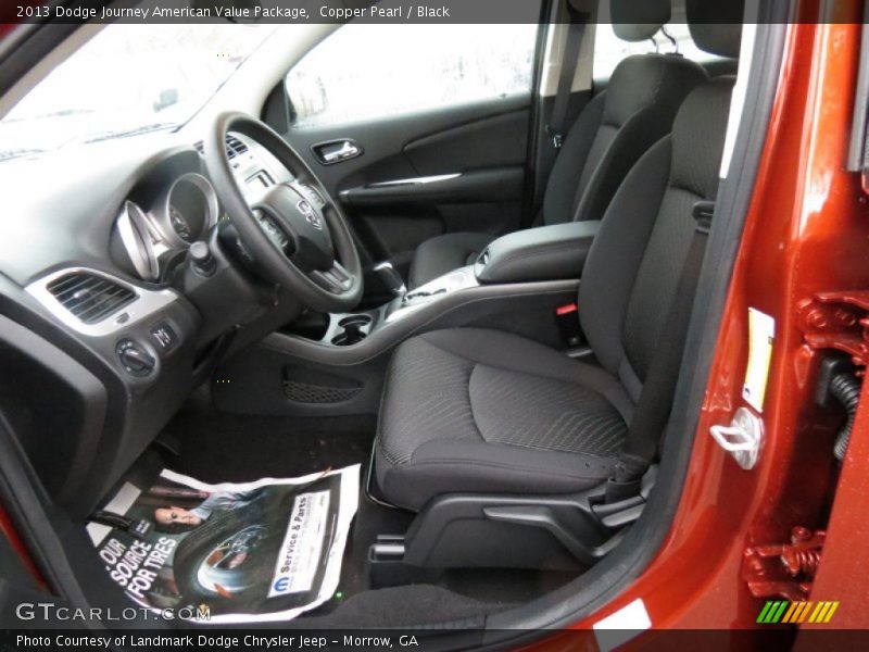 Copper Pearl / Black 2013 Dodge Journey American Value Package