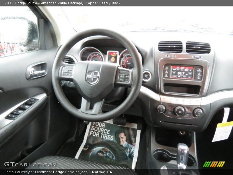 Copper Pearl / Black 2013 Dodge Journey American Value Package