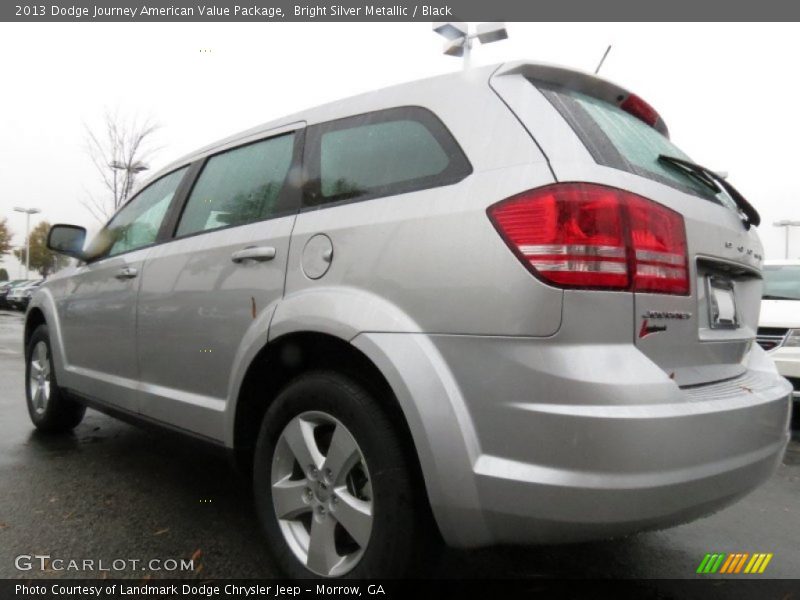 Bright Silver Metallic / Black 2013 Dodge Journey American Value Package