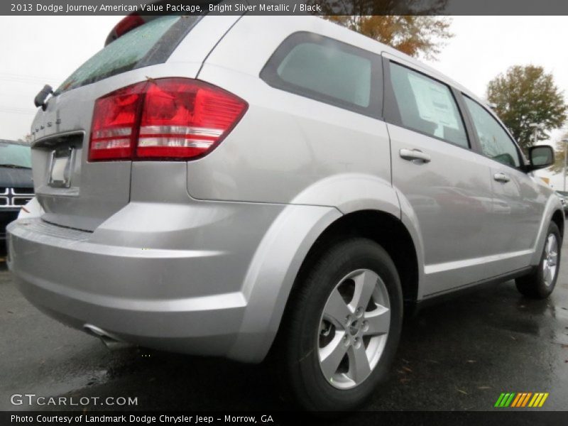 Bright Silver Metallic / Black 2013 Dodge Journey American Value Package