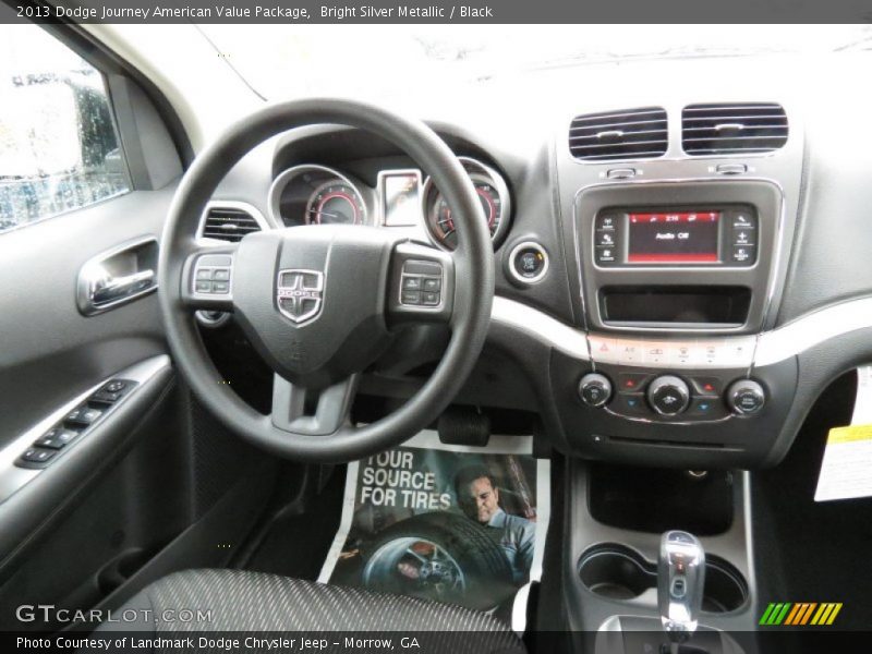 Bright Silver Metallic / Black 2013 Dodge Journey American Value Package