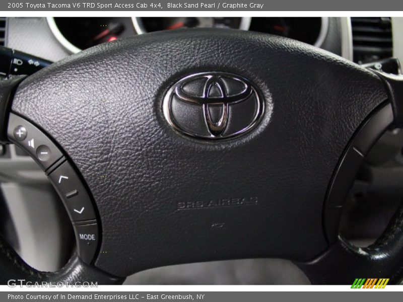 Black Sand Pearl / Graphite Gray 2005 Toyota Tacoma V6 TRD Sport Access Cab 4x4