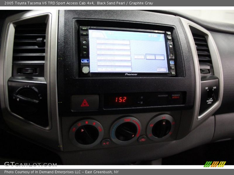 Black Sand Pearl / Graphite Gray 2005 Toyota Tacoma V6 TRD Sport Access Cab 4x4