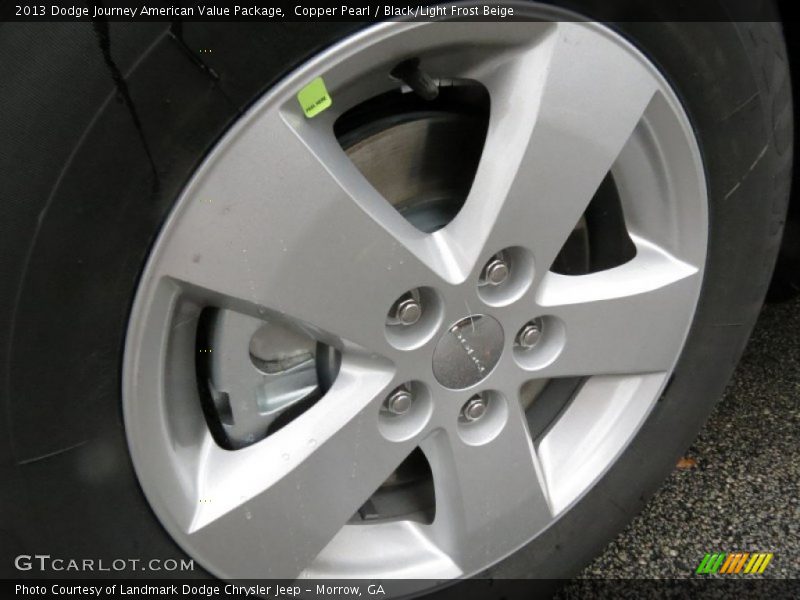 Copper Pearl / Black/Light Frost Beige 2013 Dodge Journey American Value Package